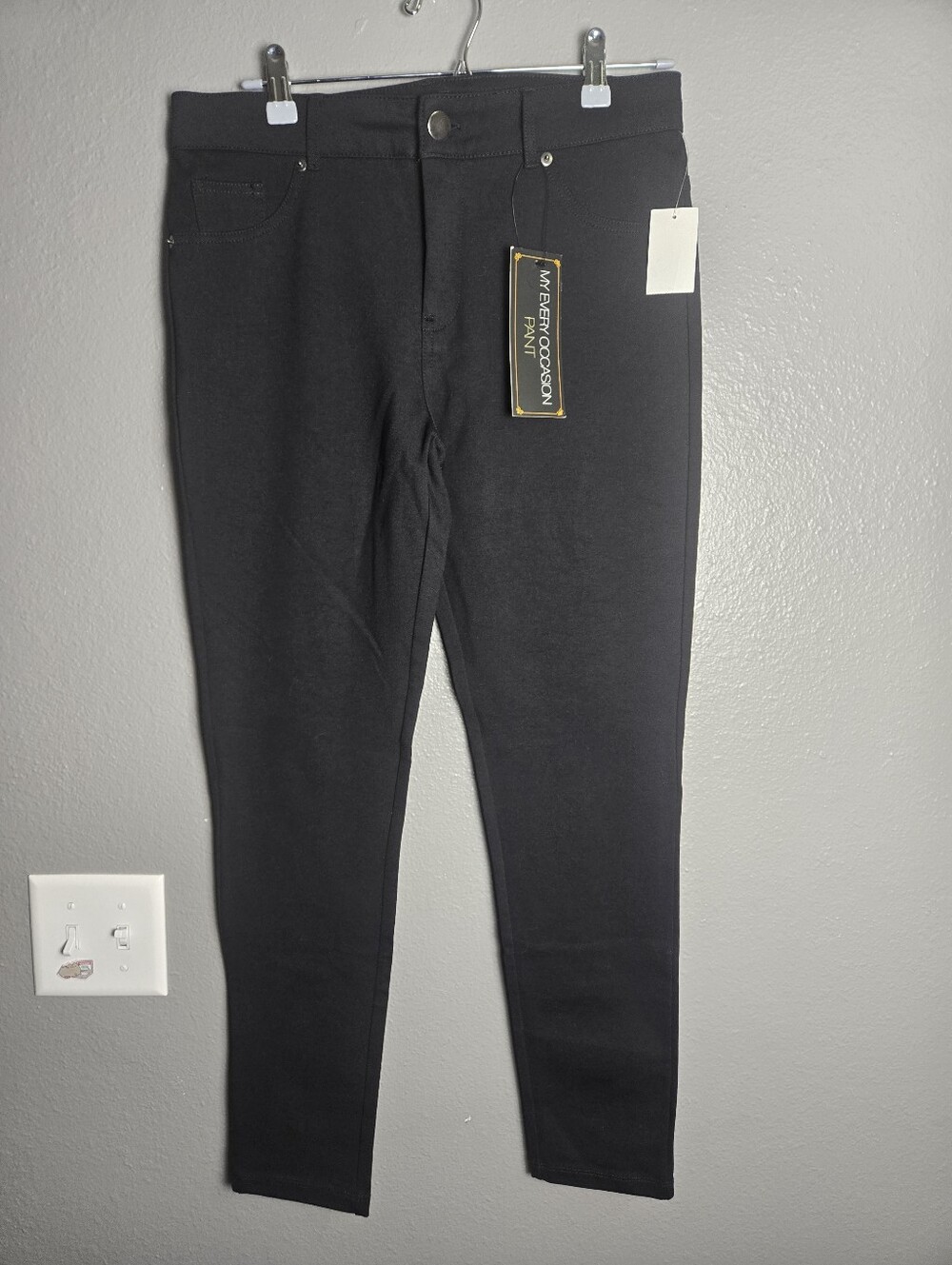 Shinestar Black Ankle & Cropped Skinny Pant Size Large